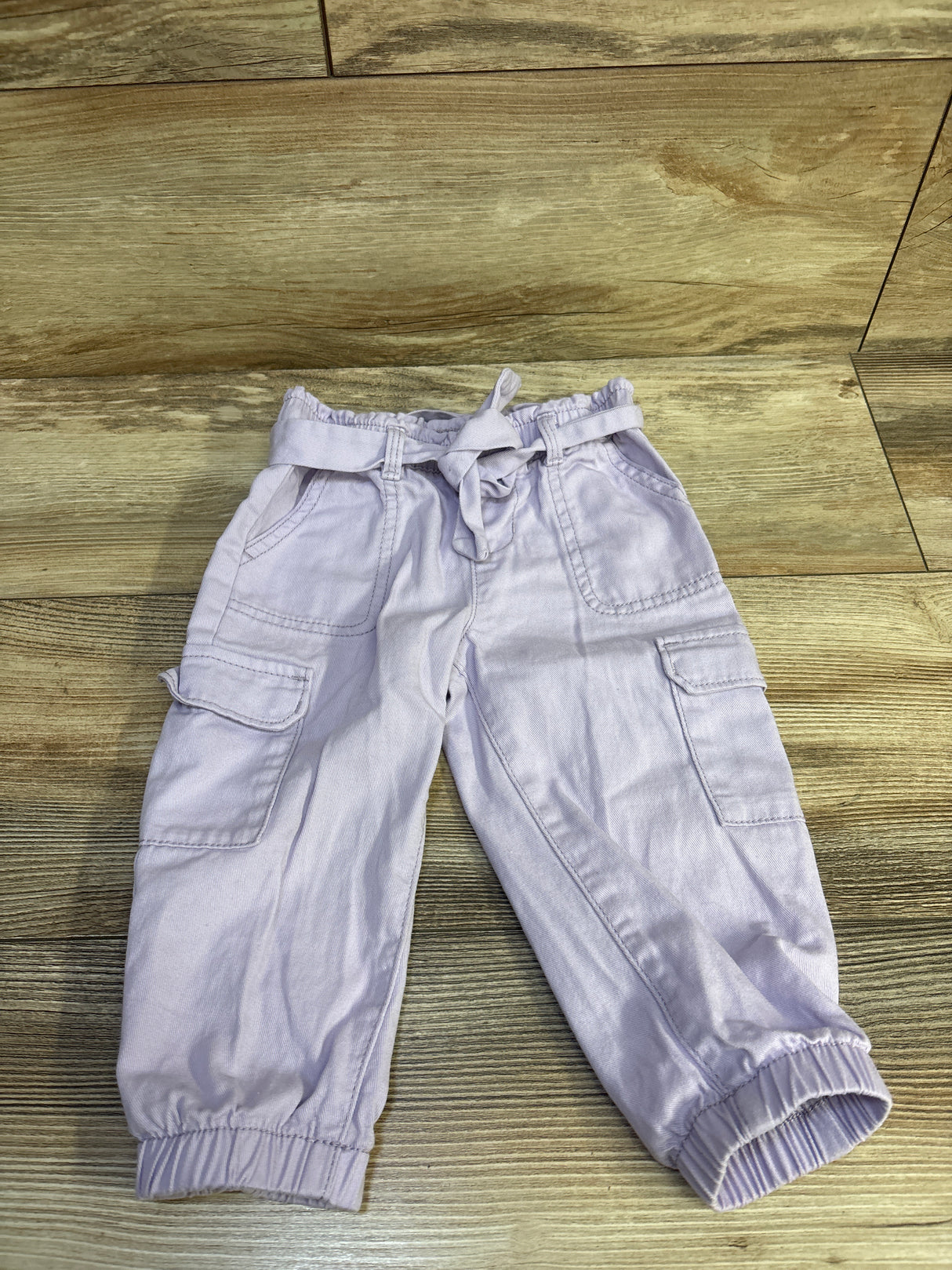 Carter's Belted Cargo Pants Lilac sz 18m