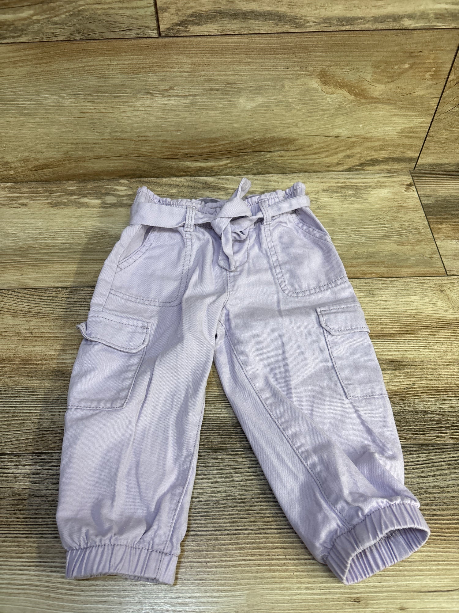 Carter's Belted Cargo Pants Lilac sz 18m