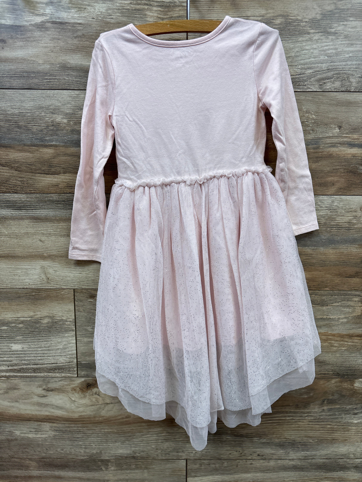Cat & Jack Textured Unicorn Tulle Dress Pink sz 5T