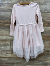 Cat & Jack Textured Unicorn Tulle Dress Pink sz 5T