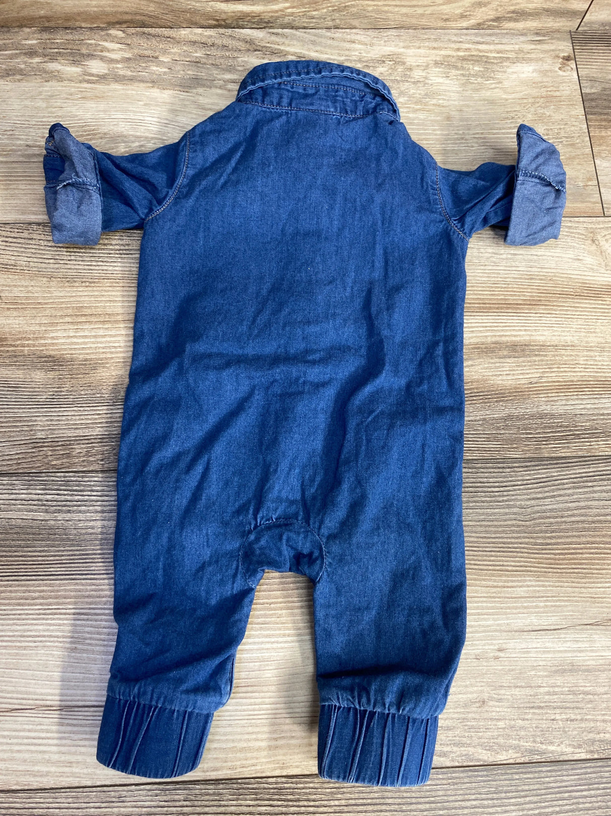 Cat & Jack Denim Coverall Blue sz 0-3m