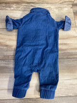 Cat & Jack Denim Coverall Blue sz 0-3m