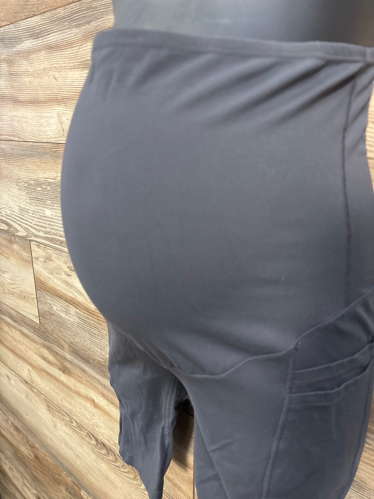 Over Belly Yoga Shorts Grey sz Small