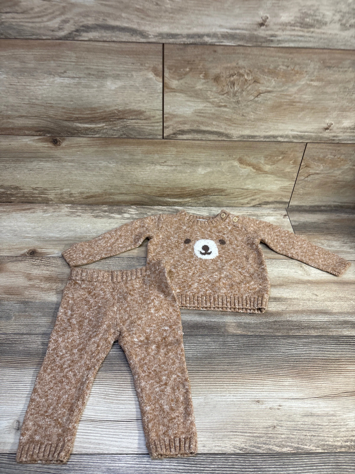 Old Navy 2pc SoSoft Sweater & Pants Set Brown sz 6-12m