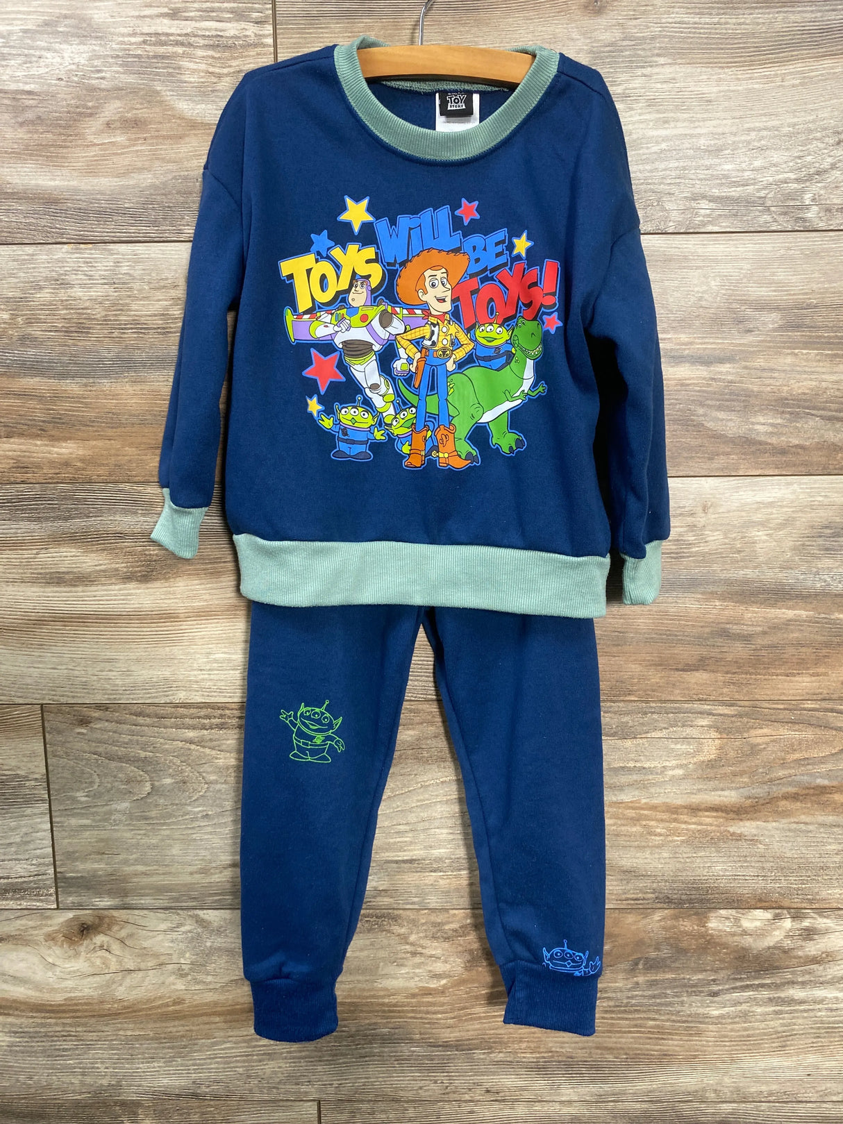 Disney Toy Story 2pc Sweatshirt & Joggers Blue sz 3T