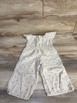 Oshkosh Polka Dot Jumpsuit Beige sz 2T