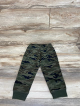 NEW Jumping Beans Fleece Camo Joggers Green sz 4T