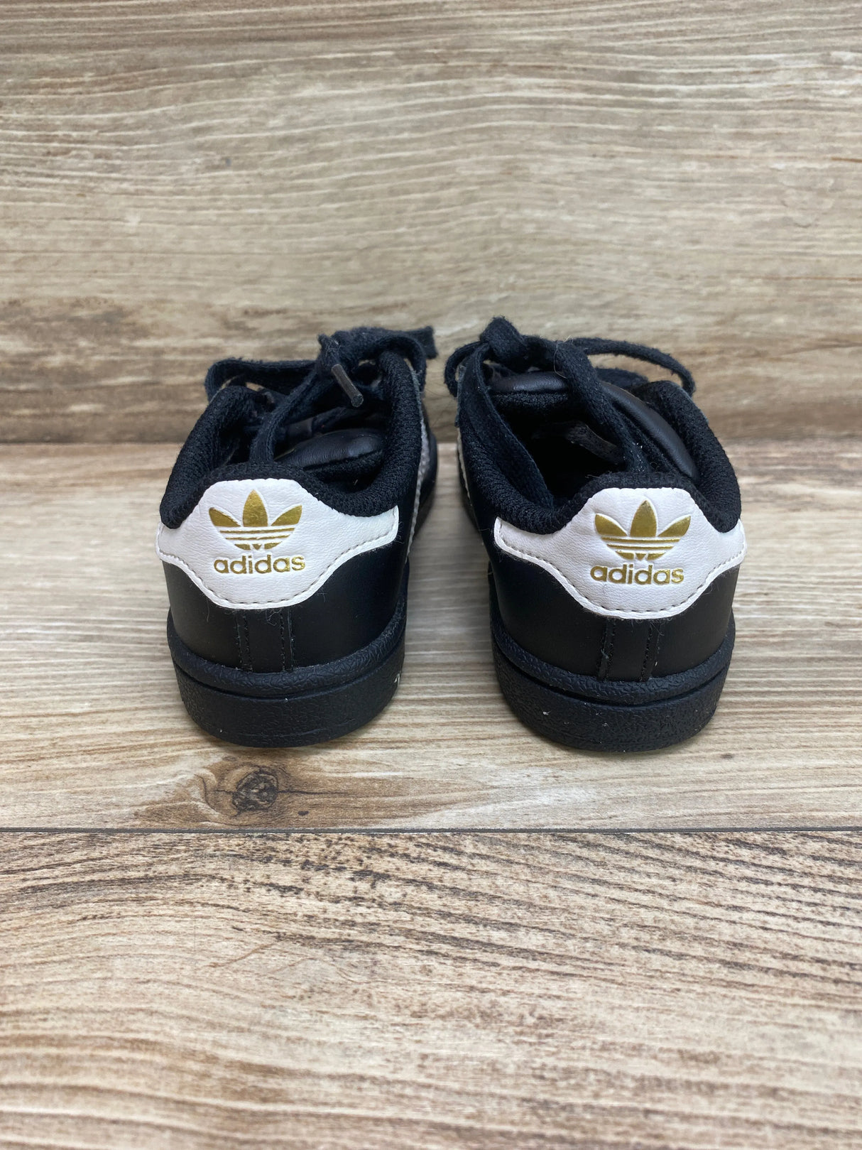 Adidas Superstar Shoes Black Sz 6.5c