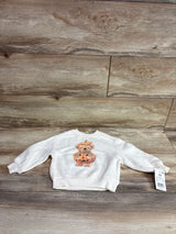 NEW Grayson Mini Pumpkin Bear Sweatshirt Ivory sz 12m