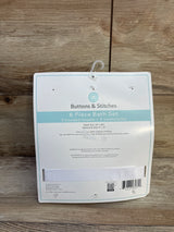 NEW Buttons & Stitches 6pc Bath Set