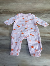 Cat & Jack Pumpkin Print Coverall Pink sz 0-3m - Me n Mommy To Be