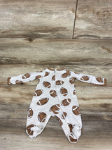 Wonder Nation Football Sleeper Ivory sz Newborn