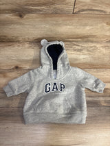 Baby Gap Pull Over Hoodie Grey sz 0-3m