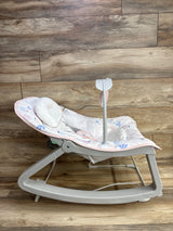 Ingenuity Keep Cozy 3-in-1 Grow with Me Baby Bouncer, Rocker & Toddler Seat Pink Burst