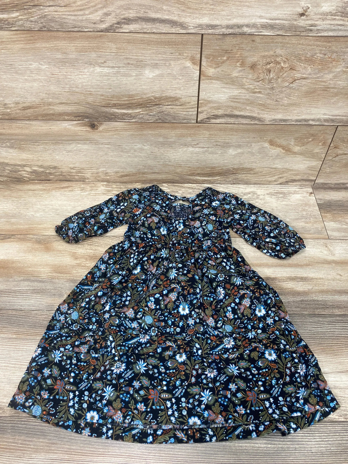 Old Navy Floral Dress Black sz 2T