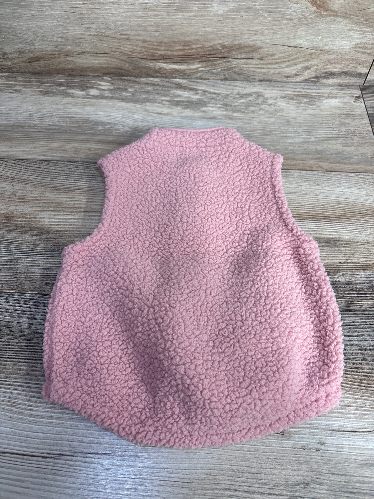 Old Navy Sherpa Full Zip Vest Pink sz 18-24m