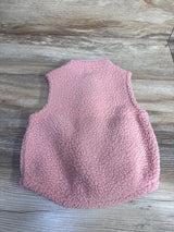Old Navy Sherpa Full Zip Vest Pink sz 18-24m