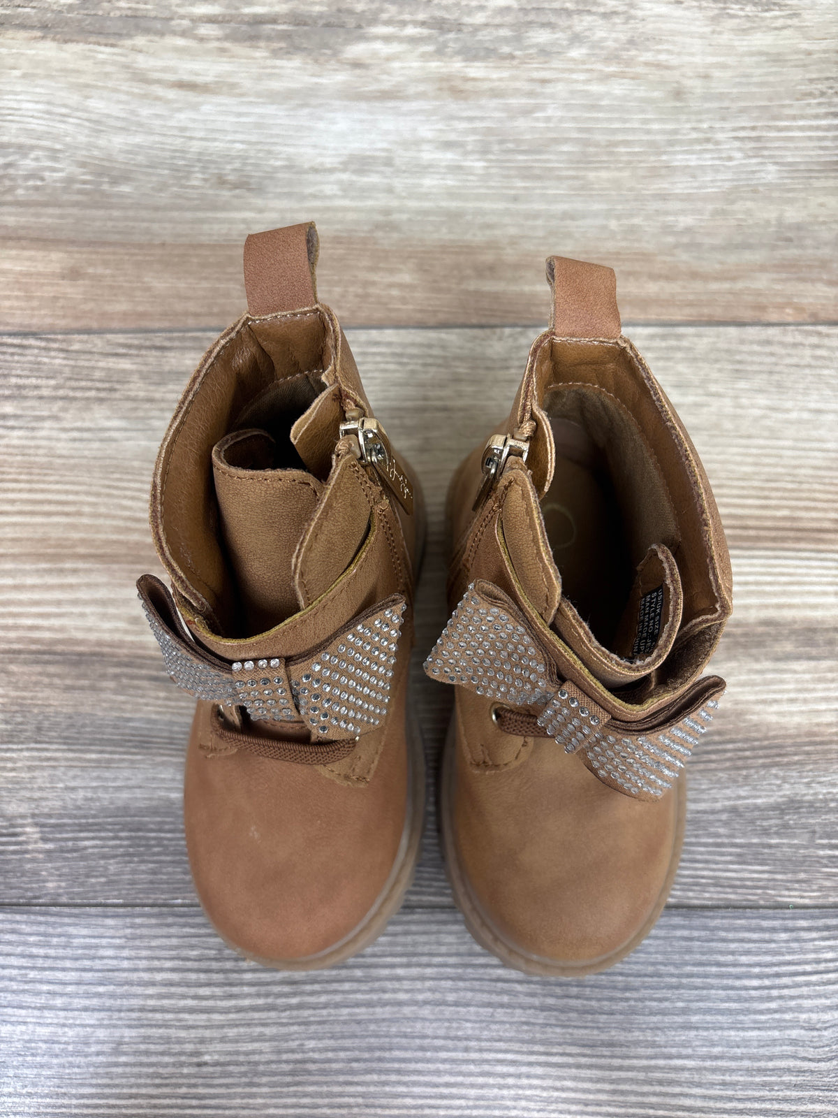 Jessica Simpson Daria Bow Boots Brown sz 6c