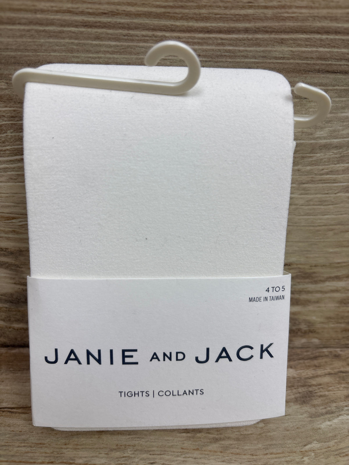 NEW Janie & Jack Tights White sz 4-5T