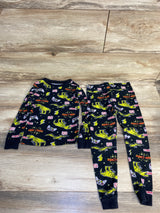 Member's Mark Dinosaur Print 2pc Pajama Set Black sz 5T