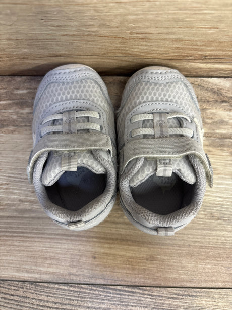 Stride Rite Soft Motion Zip Runner Sneakers Grey sz 4.5c - Me n Mommy To Be