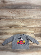Disney Mickey Mouse Pull Over Sweater Grey sz 3T