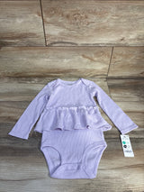 NEW Child Of Mine Ribbed Tutu Bodysuit Lilac sz 24m