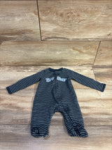Carter's Striped Little Brother Sleeper Blue sz Newborn