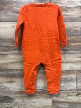 Carter's Jack O Lantern Pumpkin Coverall Orange sz 24m