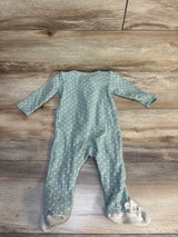 Carter's Hearts Sleeper Sage sz 9m