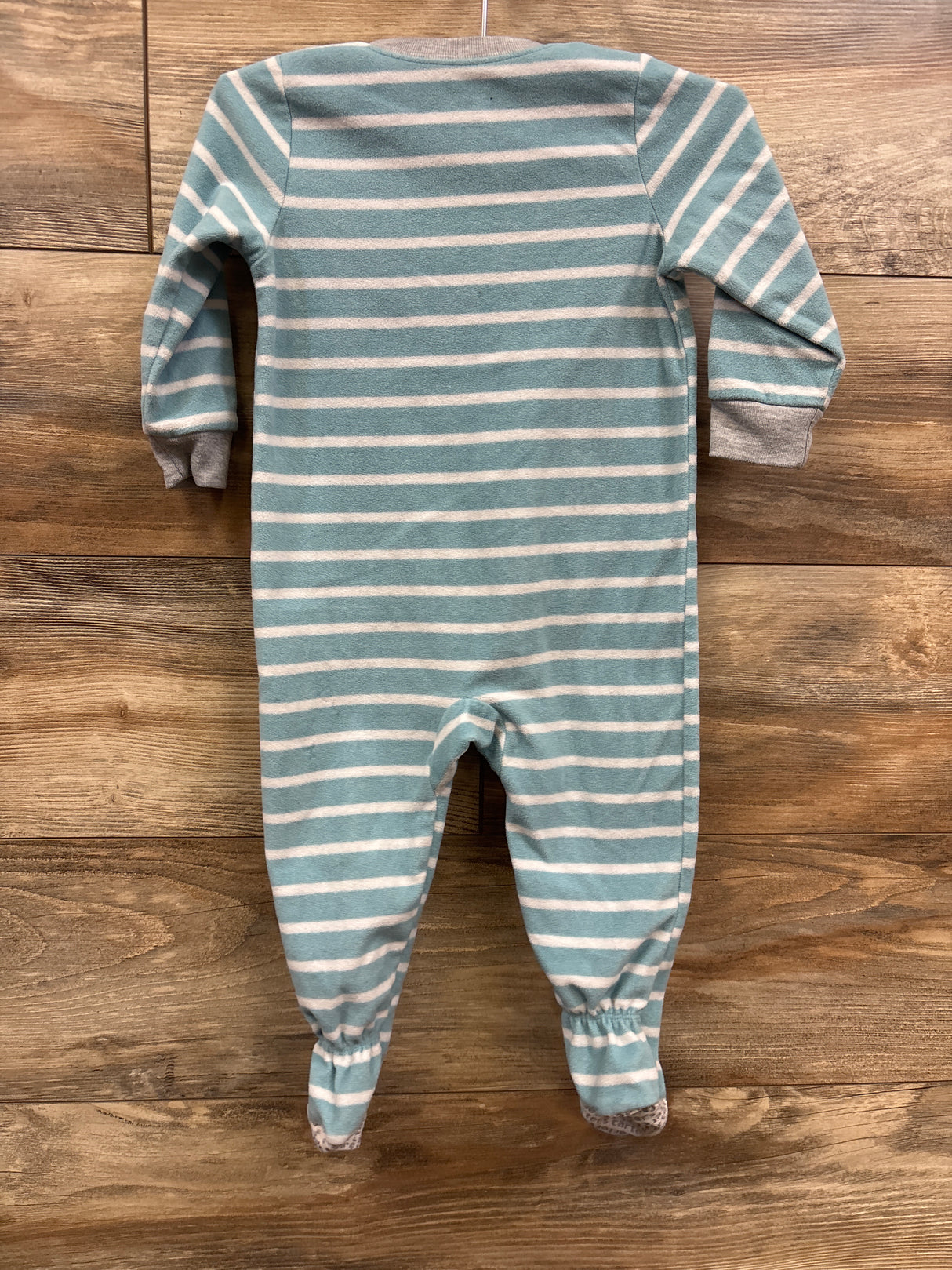 Carter's Striped Dino Blanket Sleeper Blue sz 18m
