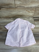 H&M Striped Button-Up Shirt Pink sz 4-5T - Me n Mommy To Be
