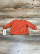 NEW Cat & Jack Oh So Lovable Sweatshirt Orange sz 3-6m