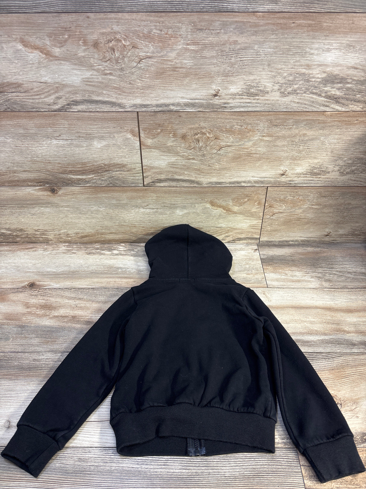Lola + The Boys Rainbow Cozy Emoji Zip-Up Hoodie Black sz 4T