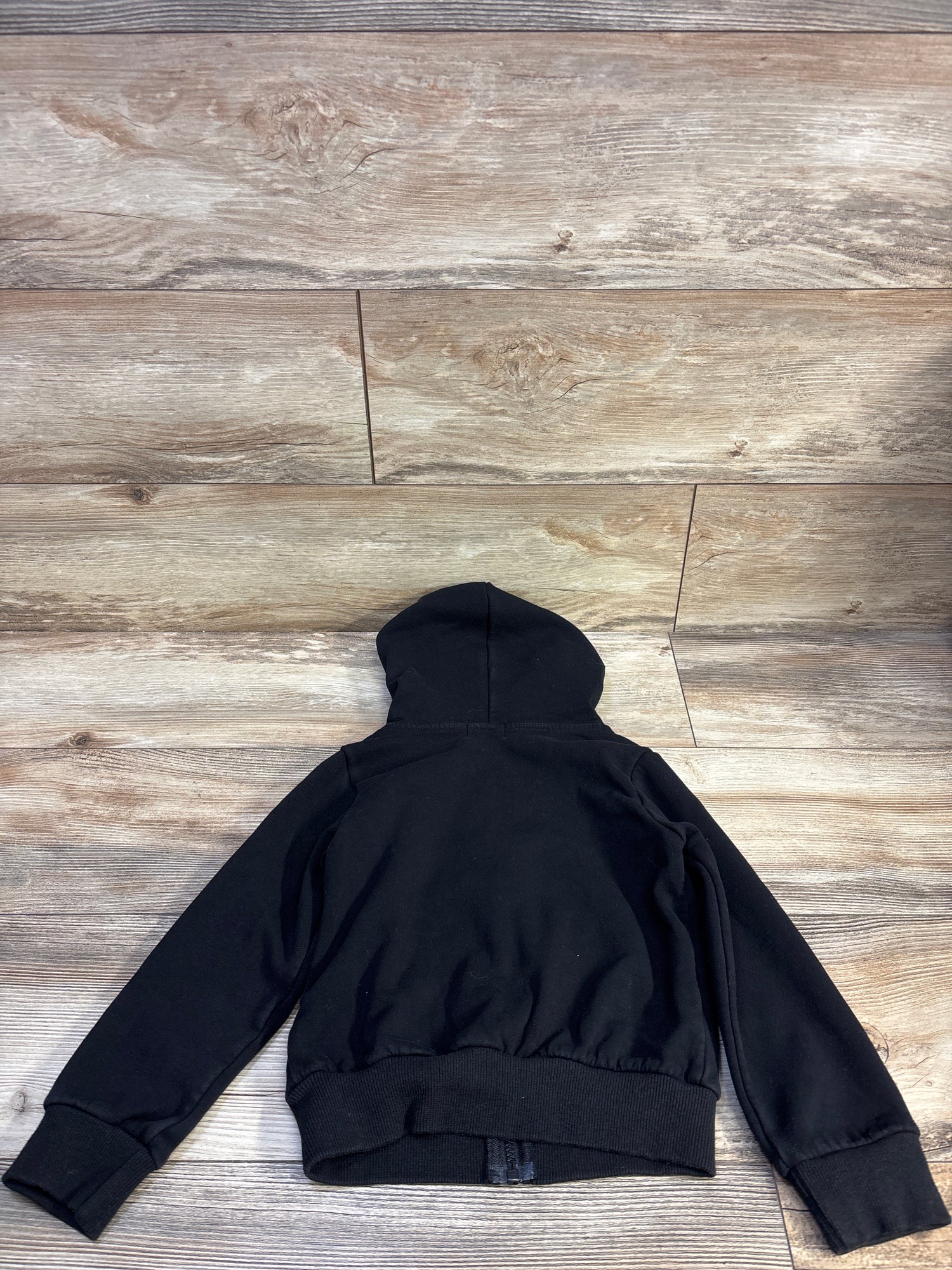 Lola + The Boys Rainbow Cozy Emoji Zip-Up Hoodie Black sz 4T