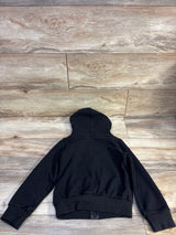 Lola + The Boys Rainbow Cozy Emoji Zip-Up Hoodie Black sz 4T