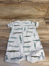 Carter's Gator Shortie Romper Grey sz 18m