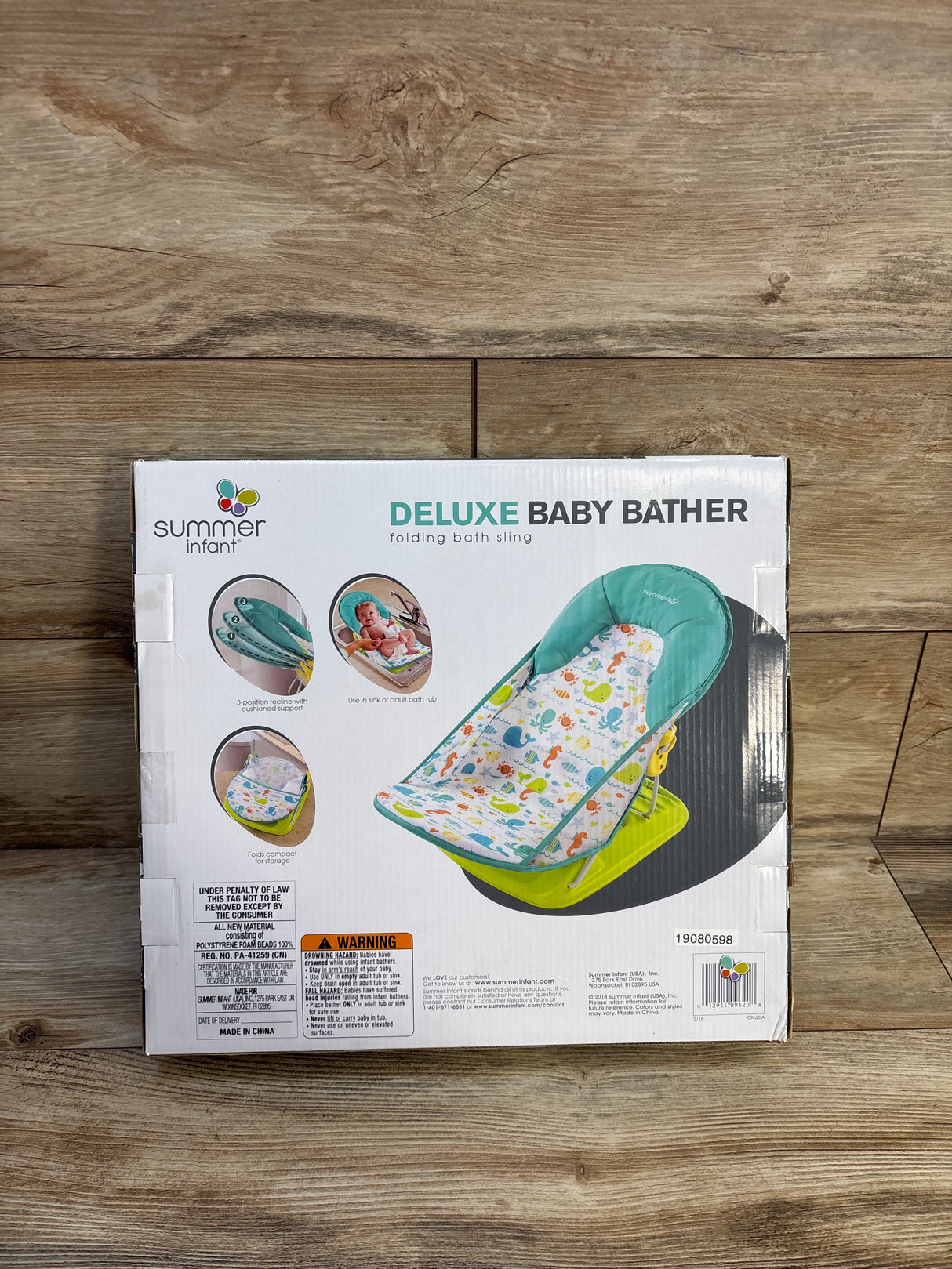 NEW Summer Deluxe Baby Bather Teal