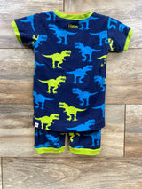Hatley 2pc Dinosaur Pajama Set Navy sz 4T - Me n Mommy To Be