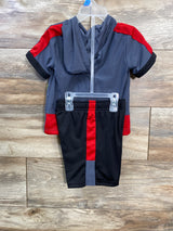 NEW Athletic Works 2pc Hooded Shirt & Shorts Grey sz 24m