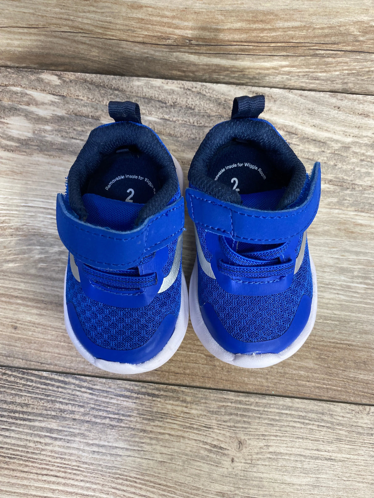 Athletic Works Mesh Jogger Sneakers Blue sz 2c