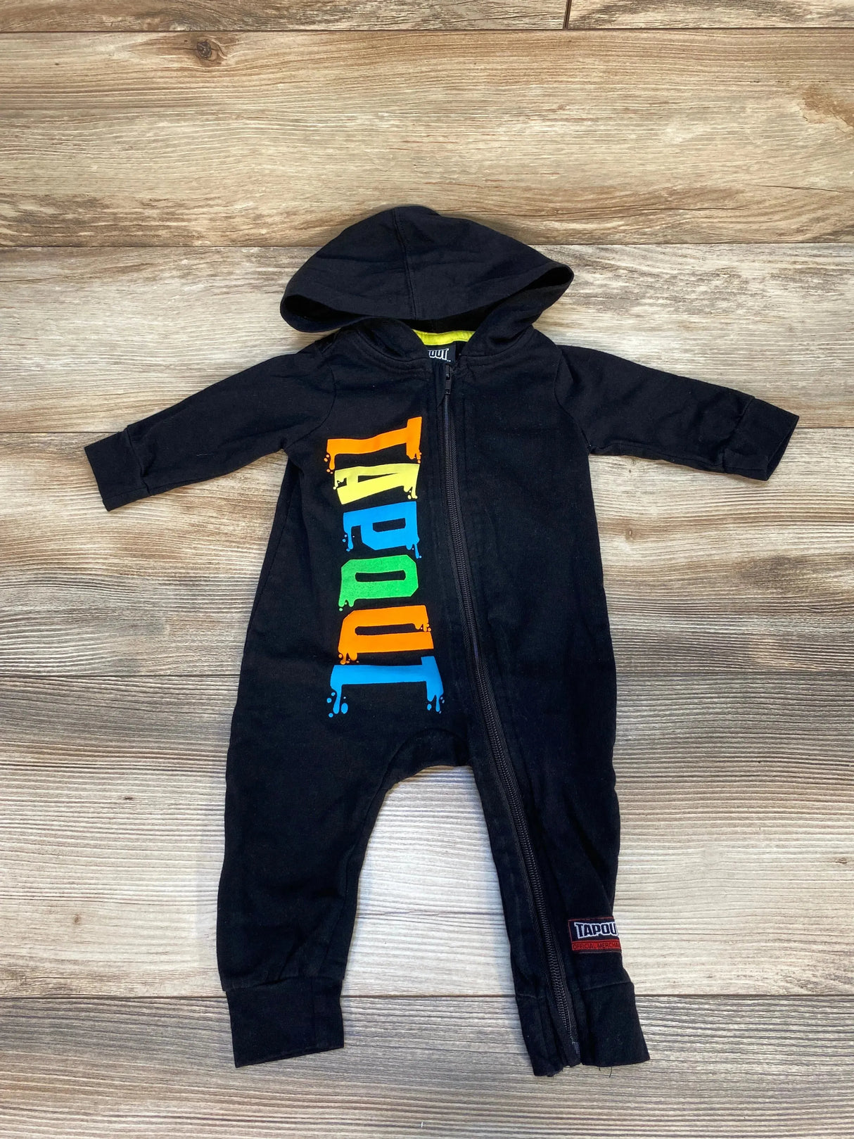 Tapout Hooded Coverall Black sz 0-3m