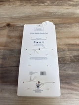 NEW First Steps by Stepping Stones Rattle Socks, 2pk sz 0-12m