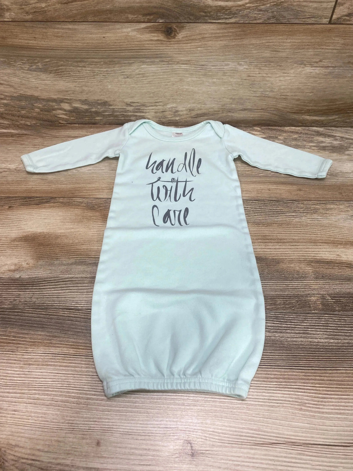 Monag Handle With Care Gown Mint sz 0-3m