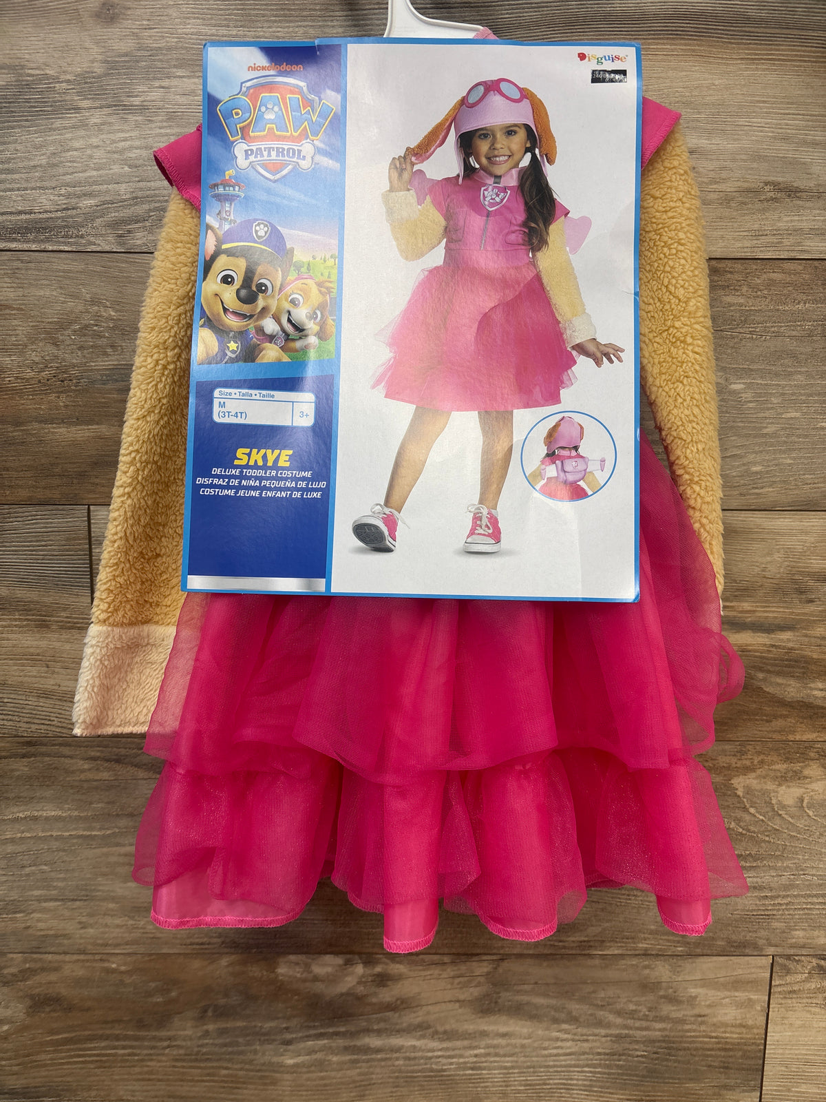 Disguise Nickelodeon PAW Patrol 3pc Deluxe Skye Costume Pink sz 3-4T