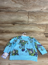 NEW Disney Toy Story Buzz Lightyear Sweatshirt Blue sz 2T