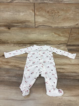 Simple Joys Ribbed Sleeper White sz 0-3m