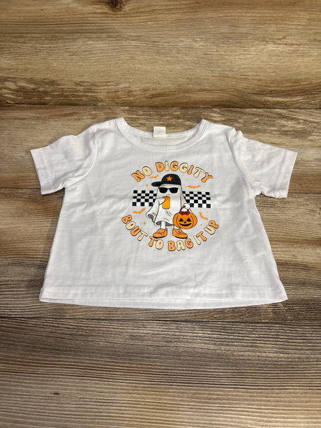 Shein No Diggity Shirt White sz 9-12m - Me n Mommy To Be