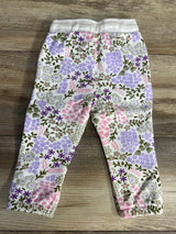 NEW Okie Dokie Fleece Floral Jogger Pant sz 12m