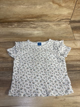Old Navy Floral Ribbed Shirt Grey sz 18-24m